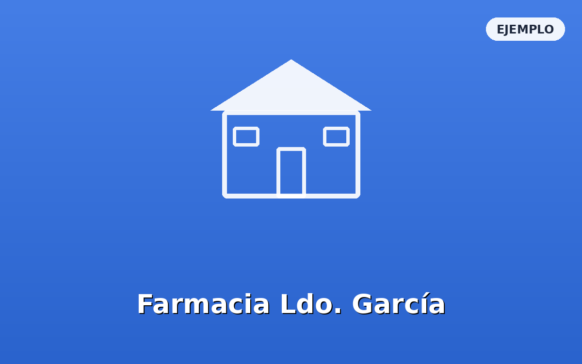 Farmacia Ldo. García